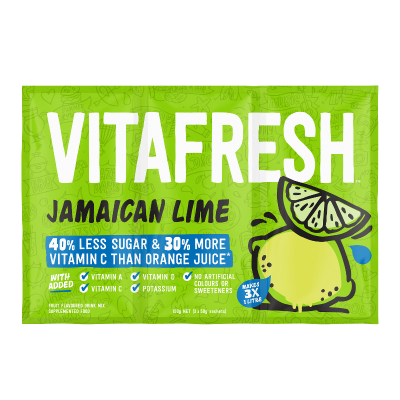 Vitafresh Jamaican Lime Flavoured Drink Mix 3 x 50g
