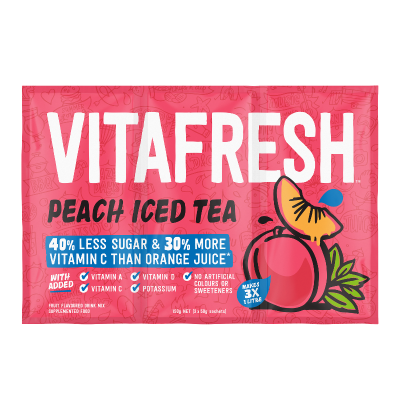 Vitafresh Peach Iced Tea Flavoured Drink Mix 3 x 50g