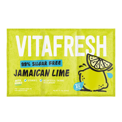 Vitafresh Jamacian Lime 99% Sugar Free Flavoured Drink Mix 45g