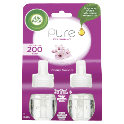 Air Wick Pure Cherry Blossom Scented Oil Refill 2 x 19ml