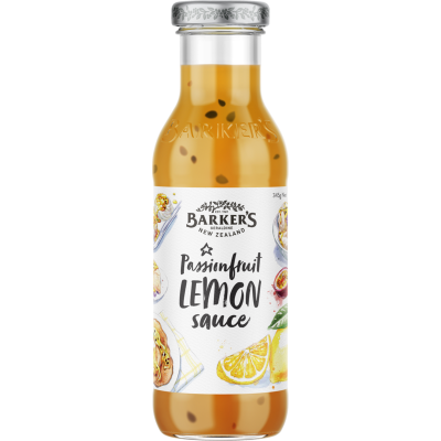 Barker's Passionfruit Lemon Sauce 345g