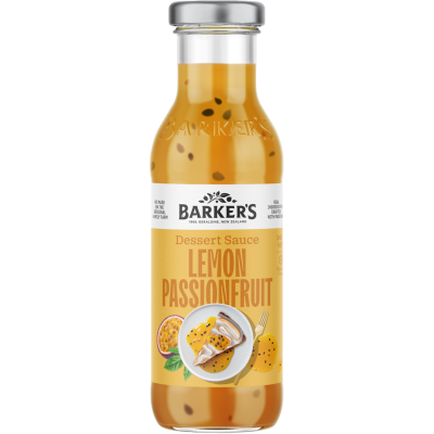 Barker's Lemon Passionfruit Dessert Sauce 345g