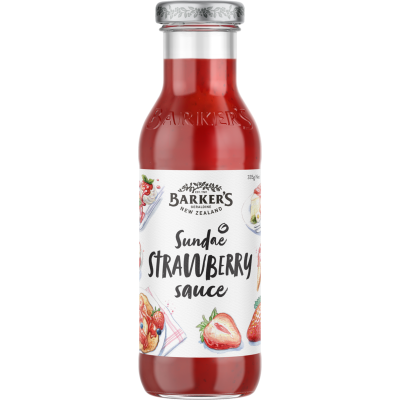 Barker's Sundae Strawberry Sauce 335g