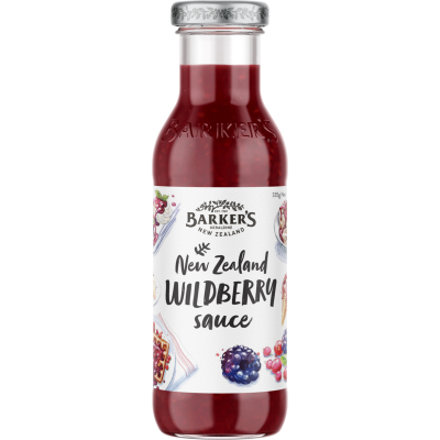 Barker's New Zealand Wildberry Sauce 335g