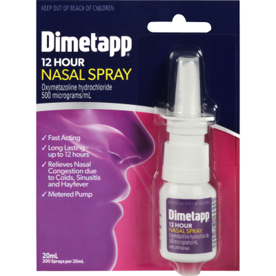 Dimetapp 12 Hour Nasal Spray 20ml