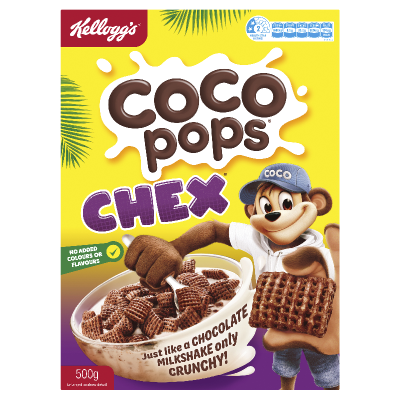 Kellogg's Coco Pops Chex Breakfast Cereal 500g