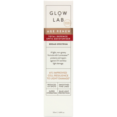 Glow Lab Age Renew Total Defence SPF15 Moisturiser 50ml