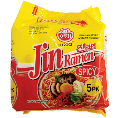 Ottogi Spicy Multi Jin Ramen Noodles 600g