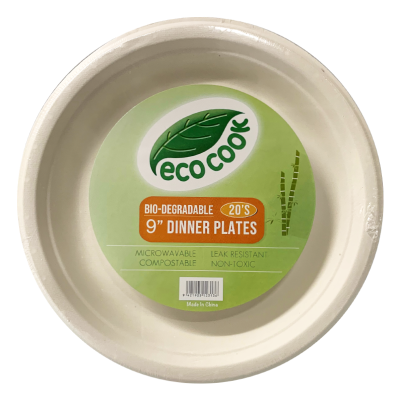 Eco Cook 9'' Bio Plates 20pk