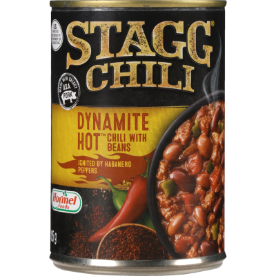 Stagg Dynamite Hot Chili With Beans 425g