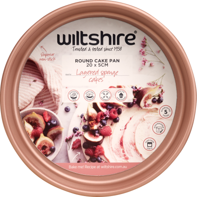 Wiltshire Round Cake Pan 20 x 5cm 1pk