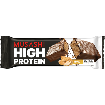 Musashi Peanut Butter Flavour High Protein Bar 90g