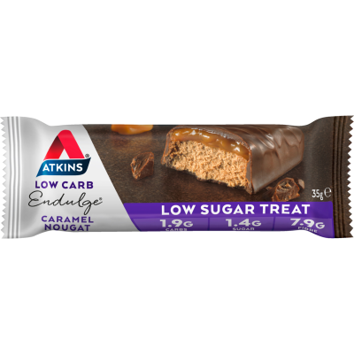 Atkins Endulge Caramel Nougat Low Carb Bar 35g