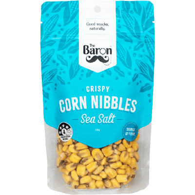 The Baron Sea Salt Crispy Corn Nibbles 100g