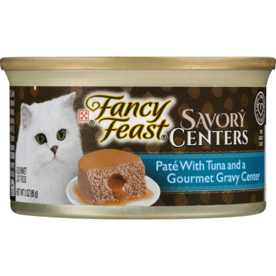 Purina Fancy Feast Savoury Centers Tuna Pate & Gourmet Gravy Pet Food 85g