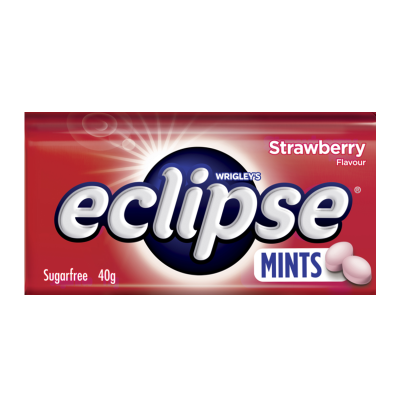 Wrigley's Eclipse Strawberry Sugarfree Mints 40g