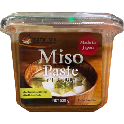 Mama San Red Miso Paste 650g