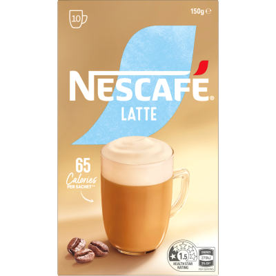 Nescafe Latte Coffee Sachets 10 x 15g