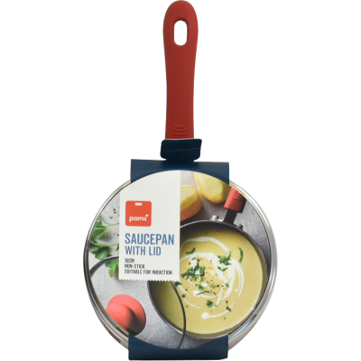 Pams Saucepan With Lid 16cm ea