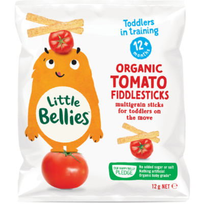 Little Bellies Organic Tomato Fiddlesticks 12+ Months 12g