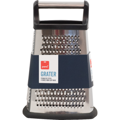 Pams Stainless Steel 4 Sided Grater 1pk