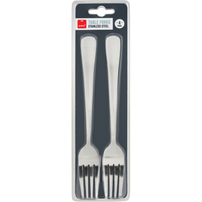Pams Stainless Steel Table Forks 4pk
