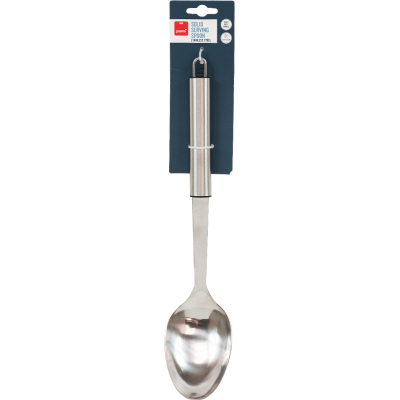 Pams Stainless Steel Solid Serving Spoon ea