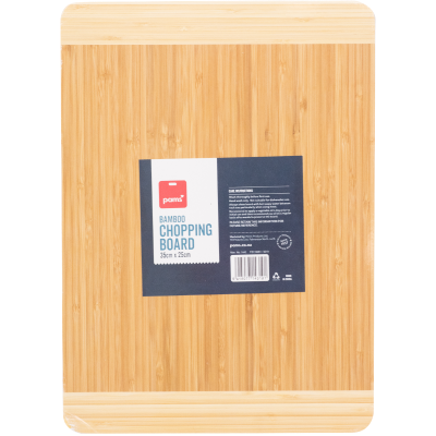 Pams Bamboo Chopping Board 35 x 25cm ea