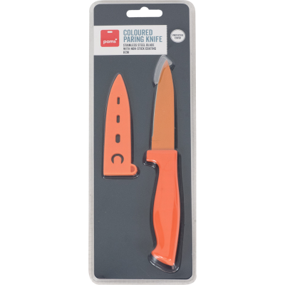 Pams Coloured Paring Knife ea