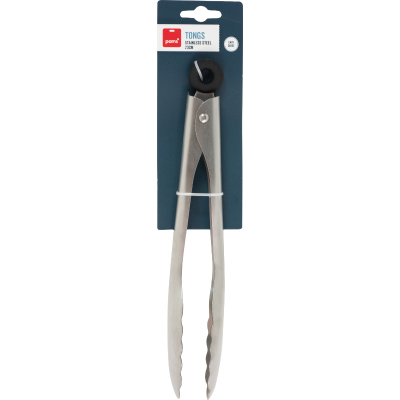 Pams Stainless Steel Tongs 23cm 1pk