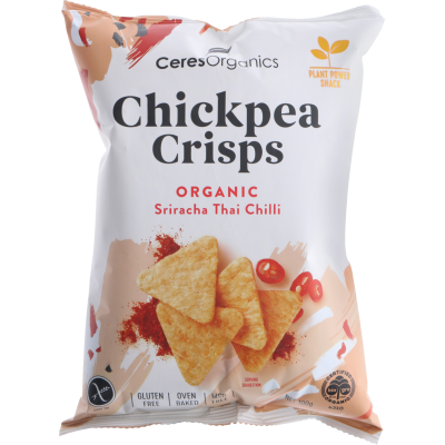 Ceres Organics Organic Sriracha Thai Chilli Chickpea Crisps 100g