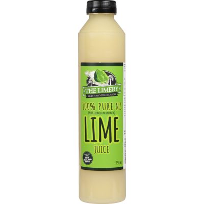 The Limery 100% Pure NZ Lime Juice 750ml