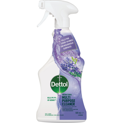 Dettol Lavender Multipurpose Cleaner Antibacterial Spray 500ml