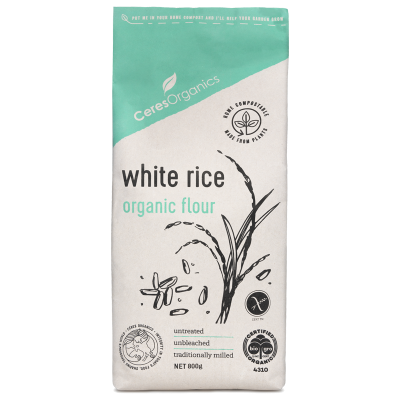 Ceres Organics White Rice Organic Flour 800g