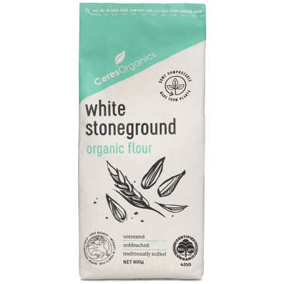 Ceres Organics White Stoneground Organic Flour 800g