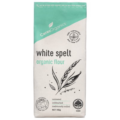 Ceres Organics White Spelt Organic Flour 700g