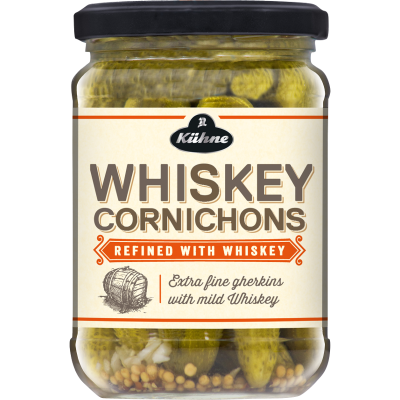 Kuehne Cornichons Refined With Whiskey 330g