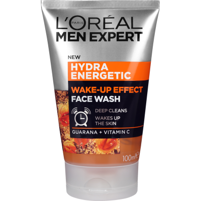 L'Oreal Paris Men Hydra Energetic Wake-Up Effect Guarana & Vitamin C Face Wash 100ml