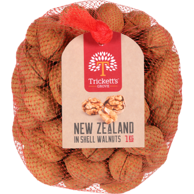 Trickett's Grove New Zealand In Shell Walnuts 1kg