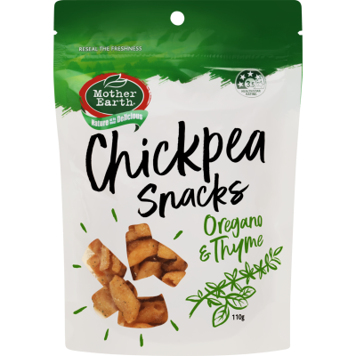 Mother Earth Oregano & Thyme Chickpea Snack 110g