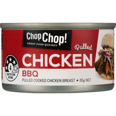 Chop Chop BBQ Pulled Cooked Chicken Breast 85g