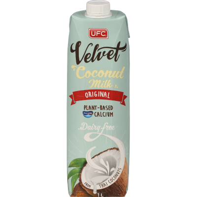 UFC Velvet Original Coconut Milk 1l Best Before 08.04.2025