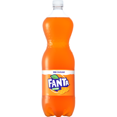 Fanta No Sugar Orange Soft Drink 1.5l