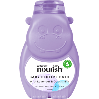 Nourish Lavender And Goats Milk Baby Bedtime Bath 275ml