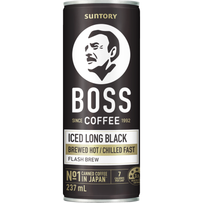 Boss Iced Long Black Coffee 237ml