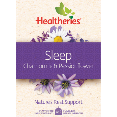 Healtheries Sleep Chamomile & Passionflower  Tea Bags 40pk