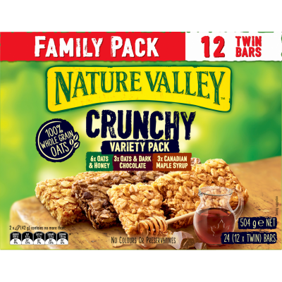 Nature Valley Crunchy Variety Bars 12 x 42g