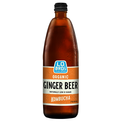 Lo Bros Ginger Beer Living Fermented Soda 750ml