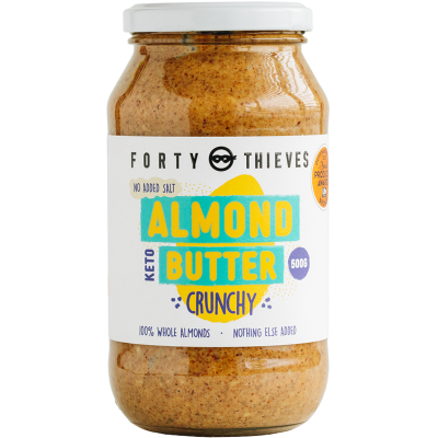 Forty Thieves Crunchy Almond Butter 500g