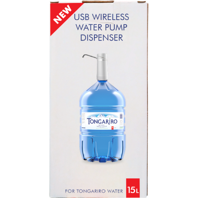 Tongariro USB Wireless Water Pump Dispenser 15 Litre 1pk